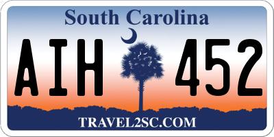 SC license plate AIH452