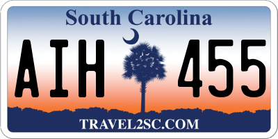 SC license plate AIH455