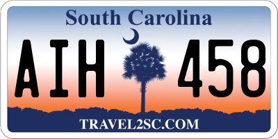 SC license plate AIH458