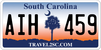 SC license plate AIH459