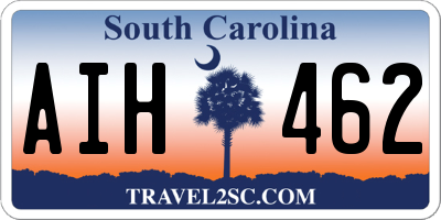 SC license plate AIH462