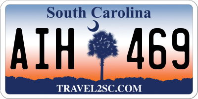 SC license plate AIH469