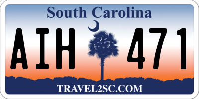 SC license plate AIH471