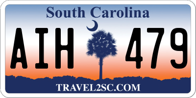 SC license plate AIH479