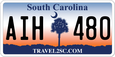 SC license plate AIH480