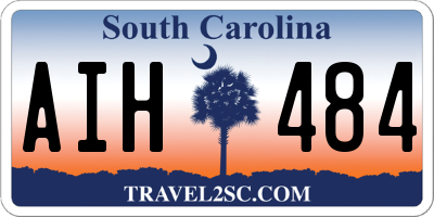 SC license plate AIH484