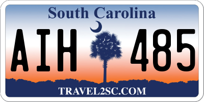 SC license plate AIH485