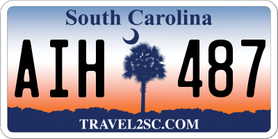 SC license plate AIH487