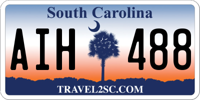 SC license plate AIH488