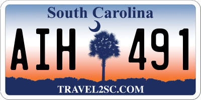 SC license plate AIH491