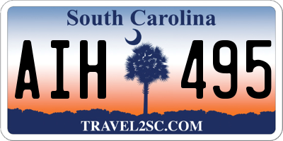 SC license plate AIH495