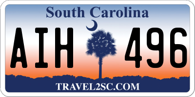 SC license plate AIH496