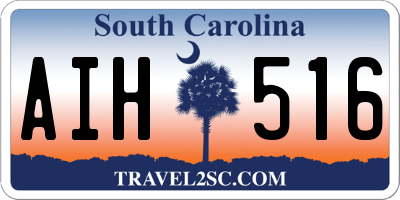 SC license plate AIH516
