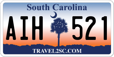 SC license plate AIH521