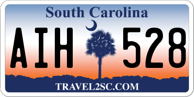 SC license plate AIH528