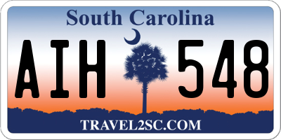 SC license plate AIH548