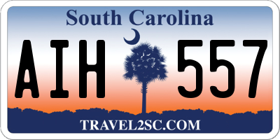 SC license plate AIH557