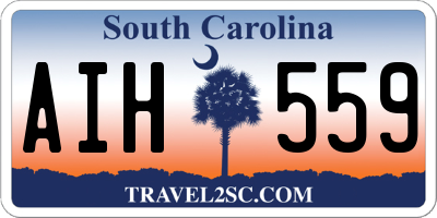 SC license plate AIH559