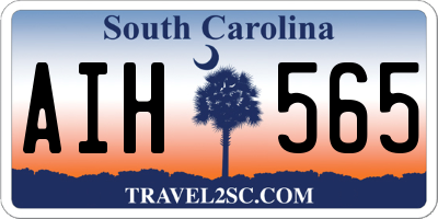 SC license plate AIH565