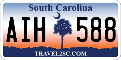 SC license plate AIH588