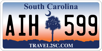 SC license plate AIH599