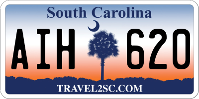 SC license plate AIH620