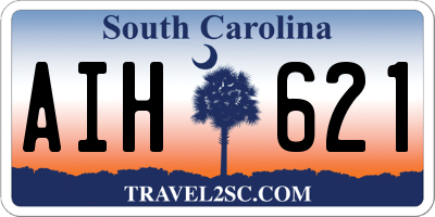 SC license plate AIH621