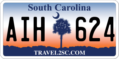 SC license plate AIH624