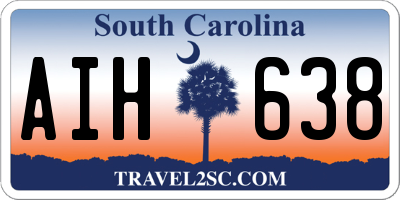 SC license plate AIH638