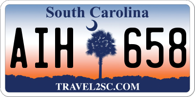 SC license plate AIH658
