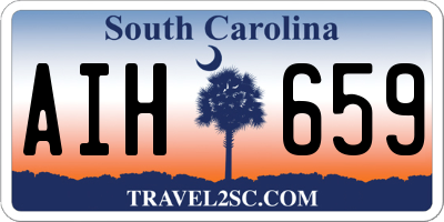 SC license plate AIH659