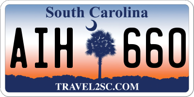 SC license plate AIH660
