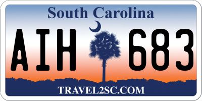 SC license plate AIH683