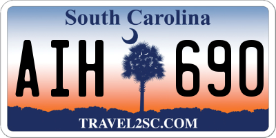 SC license plate AIH690