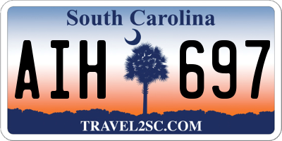 SC license plate AIH697