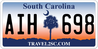 SC license plate AIH698