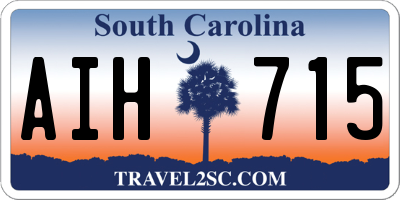 SC license plate AIH715
