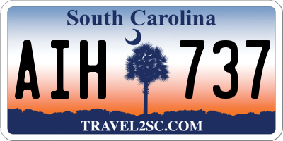 SC license plate AIH737