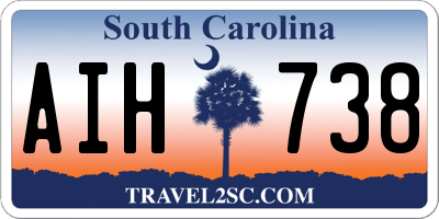 SC license plate AIH738
