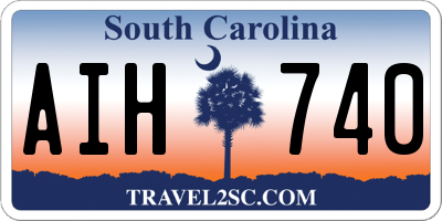 SC license plate AIH740