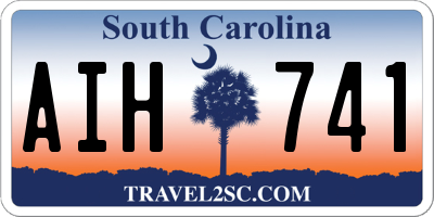 SC license plate AIH741