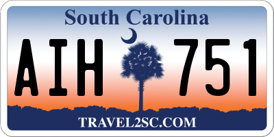 SC license plate AIH751