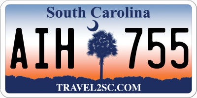SC license plate AIH755