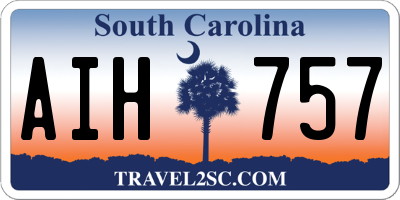 SC license plate AIH757