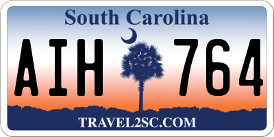 SC license plate AIH764