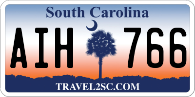 SC license plate AIH766