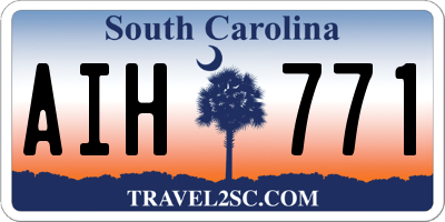 SC license plate AIH771