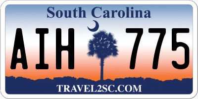 SC license plate AIH775