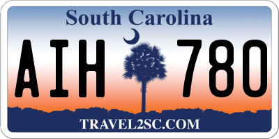 SC license plate AIH780