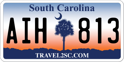 SC license plate AIH813